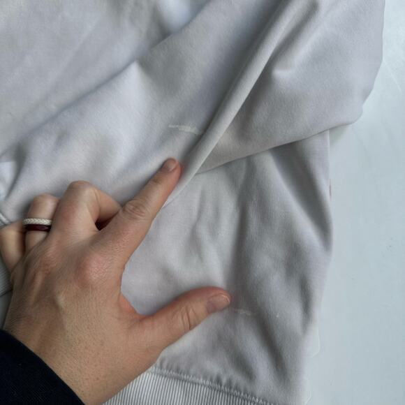 Athleta Girls' L (10/12) Striped Sleeve Sweatshirt - Picture 6 of 7